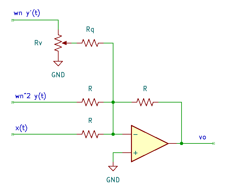 Inverting summing buffer